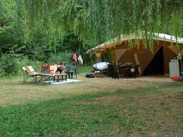 Equipped "canada" tent